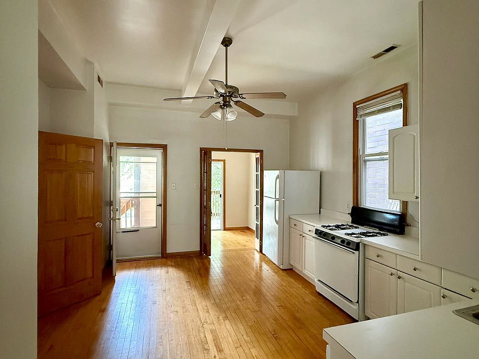 Kitchen with view of sunroom / dining room