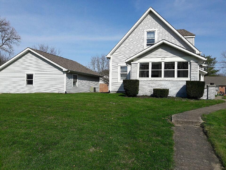 Front of house and garage