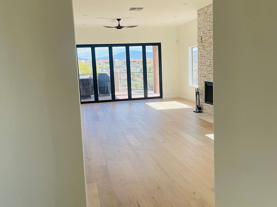 Foyer Entrance/Beautiful Stone Tile with New White Oak Harwood Flooring