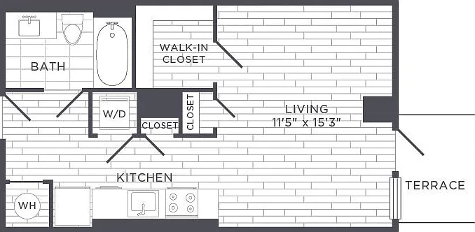 Sonnet - Studio - 1 Beds - 1 Baths - 423 Sq. ft.