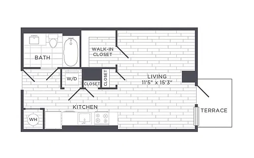Floor plan Studio