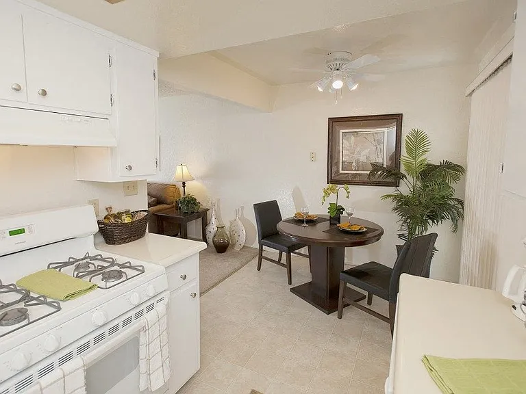 Partial View of Kitchen and Dining Area