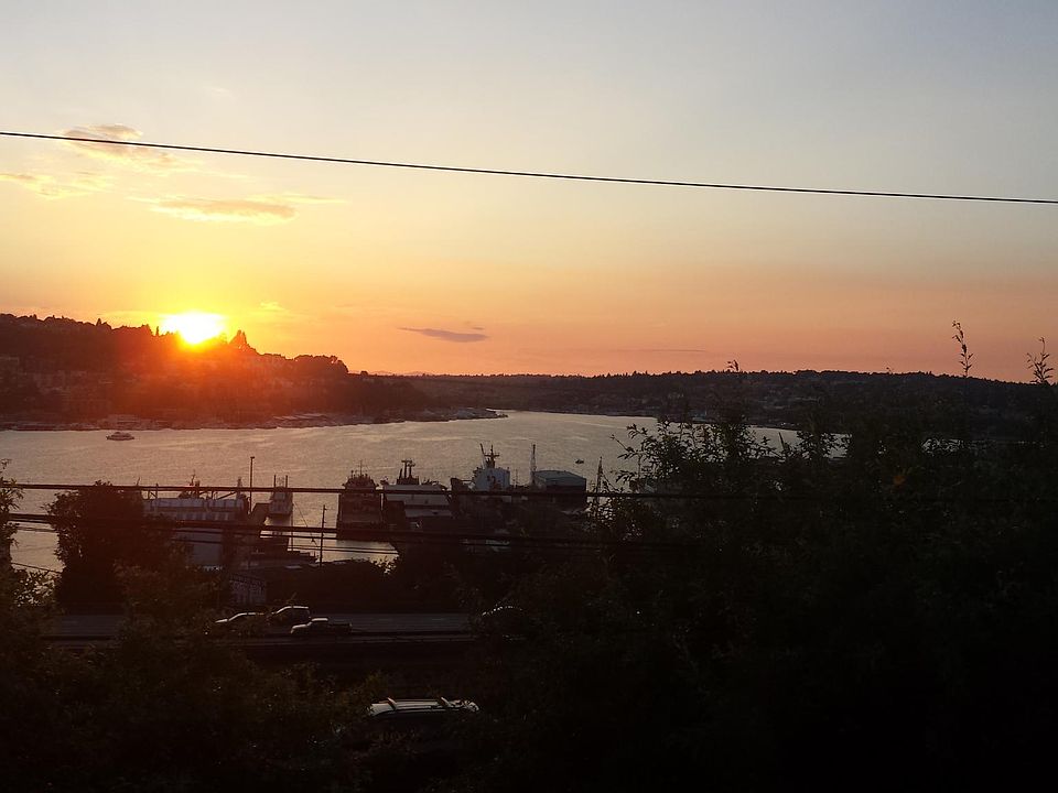 Sunset from the apartment unit.