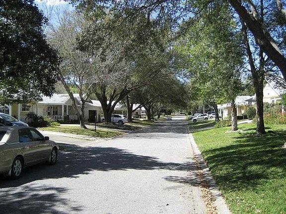 tree lined streets