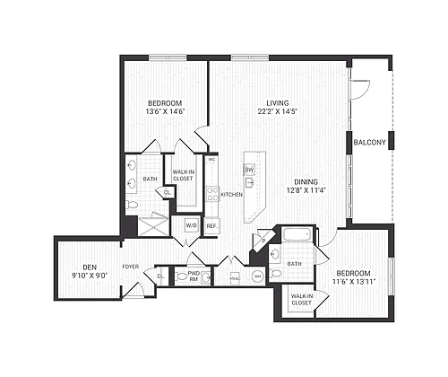 Floor plan B19