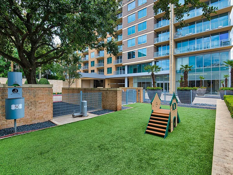 Private pet park for our furry residents.