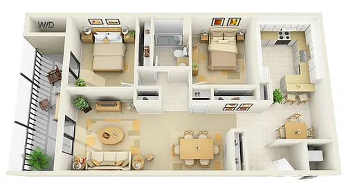 Floor plan The Bay