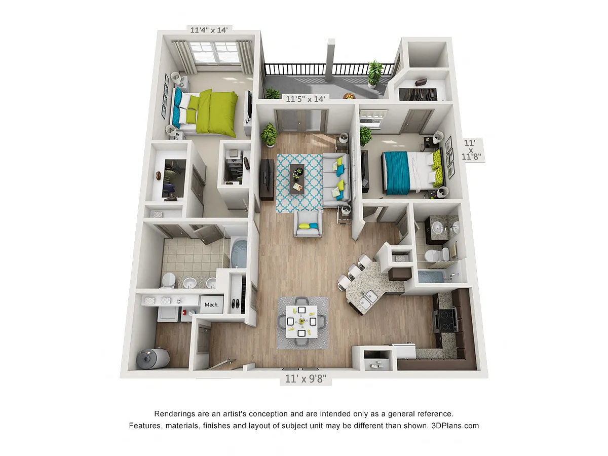 Floor plan The Signal