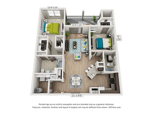 Floor plan The Signal