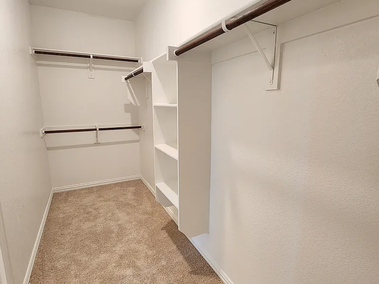 Master walk in closet