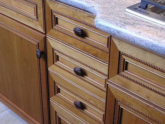 Solid Cherry Custom Cabinets