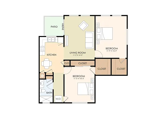 Floor plan 2X1