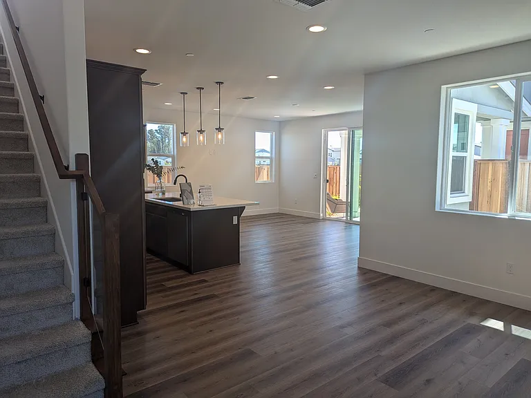 Dinning room and kitchen.