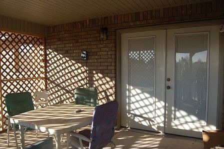 Screened-in patio