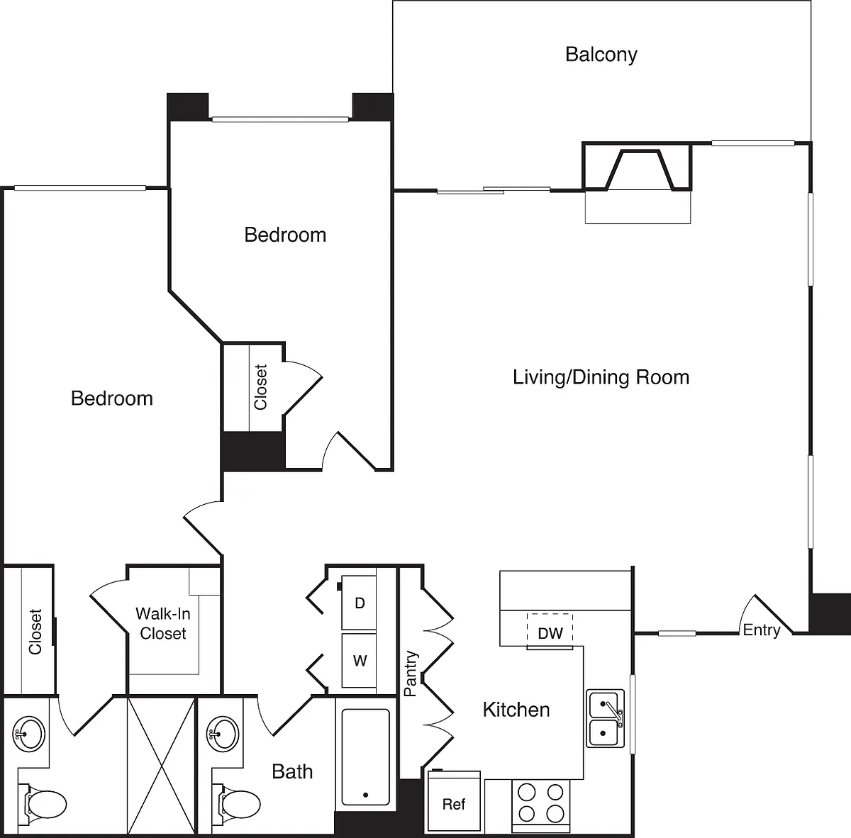 Floor plan Brentwood 2nd Floor