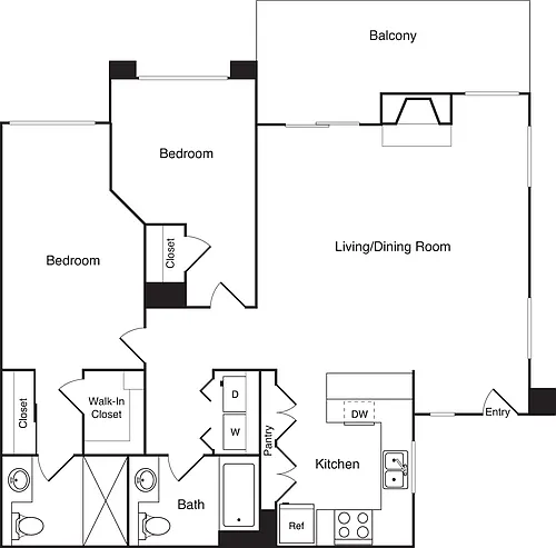 Floor plan Brentwood 2nd Floor