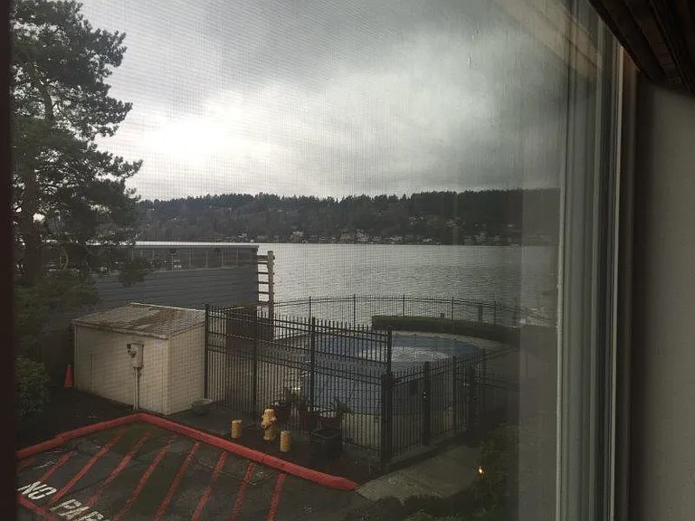 Balcony View of Pool-Lake