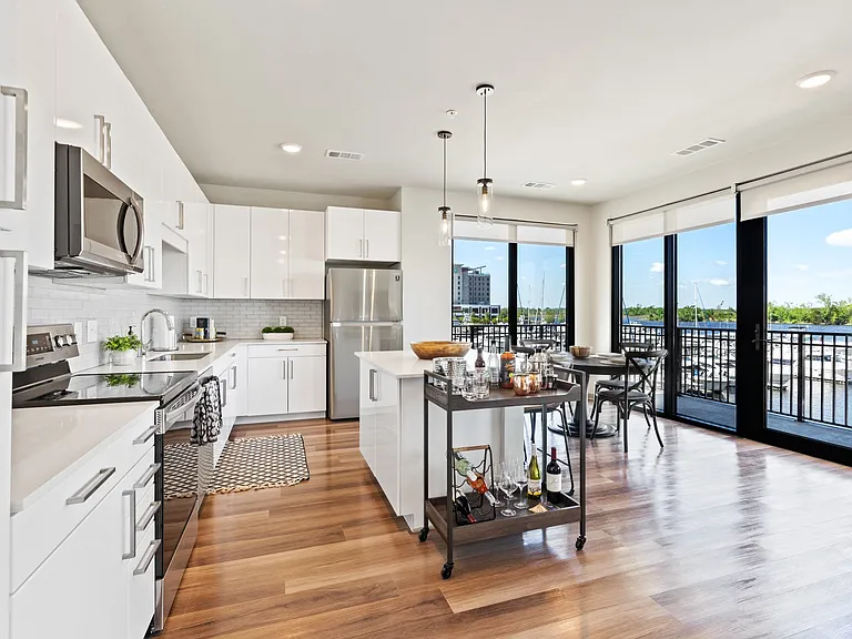 View at Pier 33 apartments in Wilmington NC