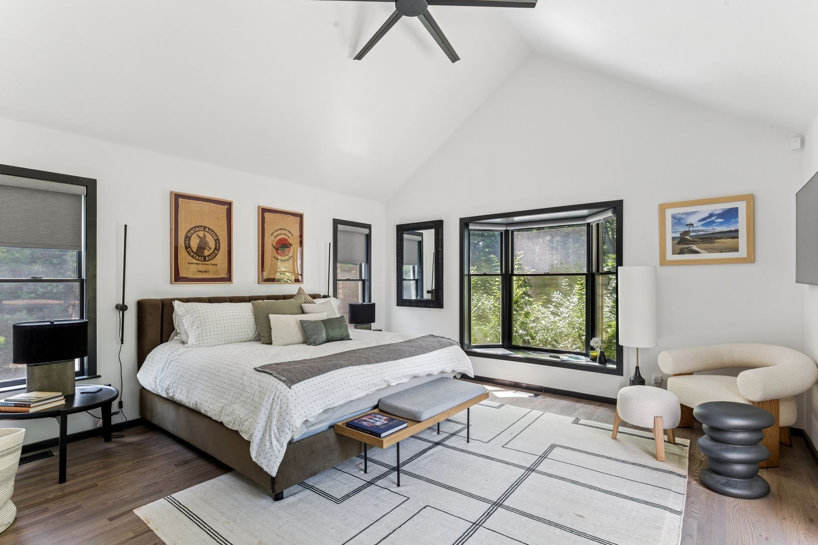 First floor primary suite