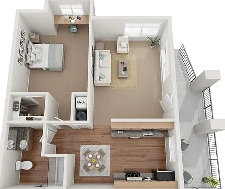 1 bedroom 1 bedroom