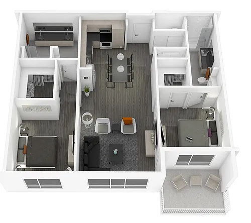 Floor plan 2C