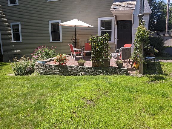 Private patio space.