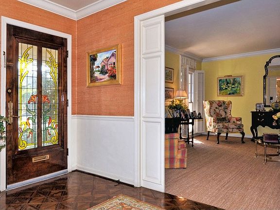Stained Glass Entry Door