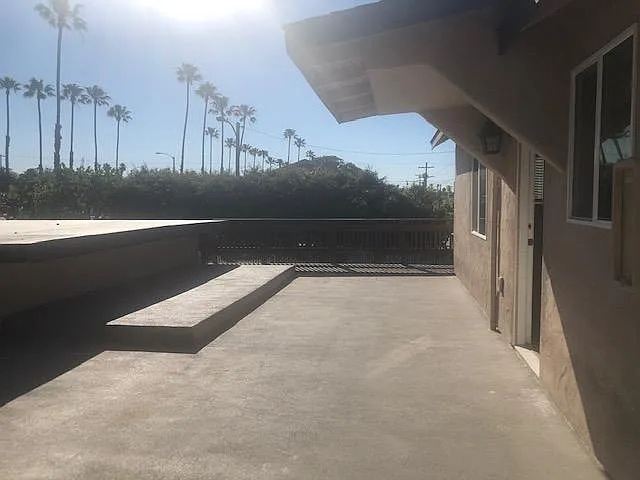 Shared patio