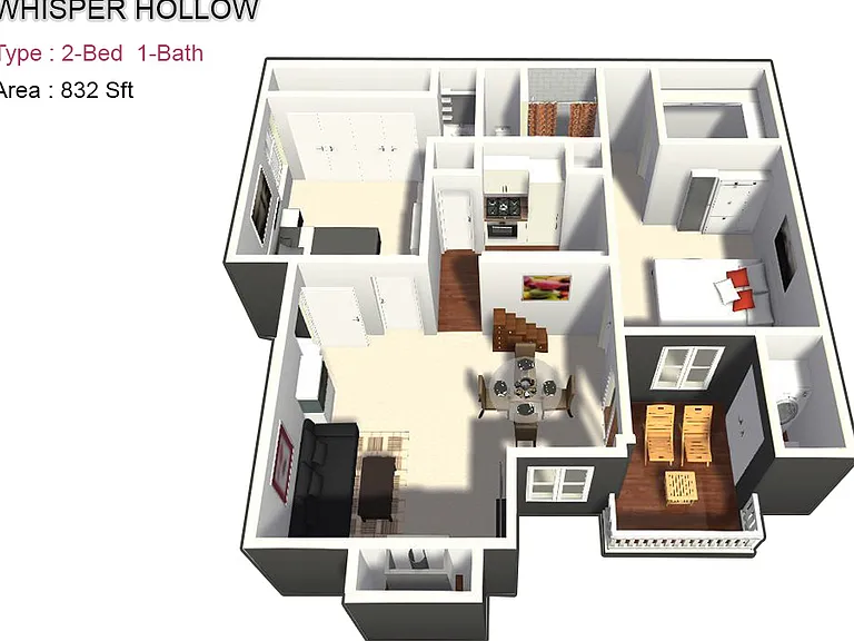 Two Bed / One Bath
