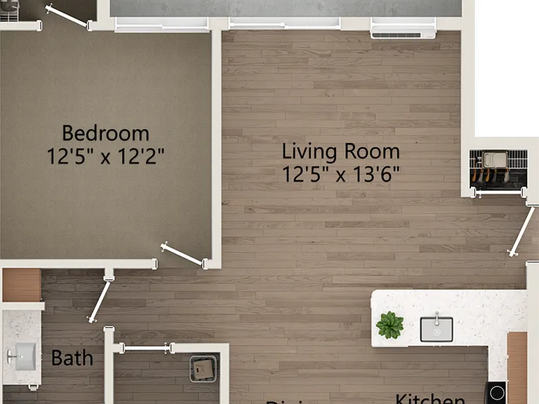 1 Bedroom | 1 Bath 1 Bedroom | 1 Bath