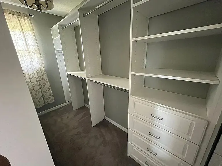 Master bedroom closet