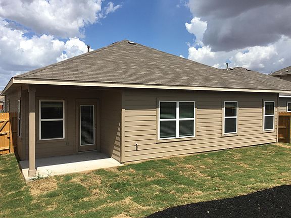 Back yard and covered patio