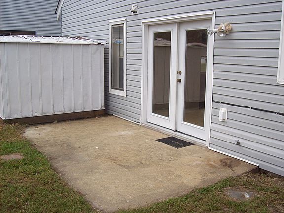 Patio just outside of Kit
