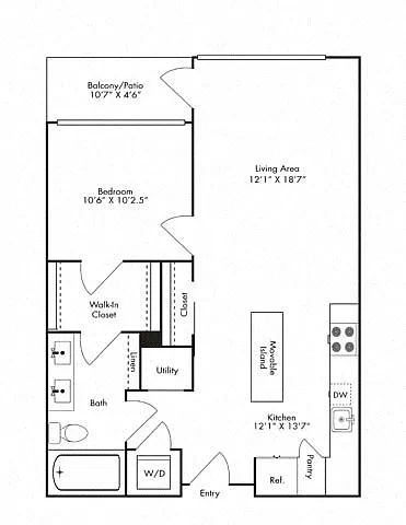Floor plan 1J