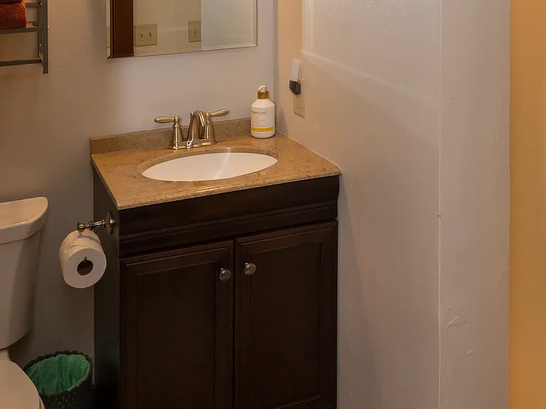 Lower turret bathroom