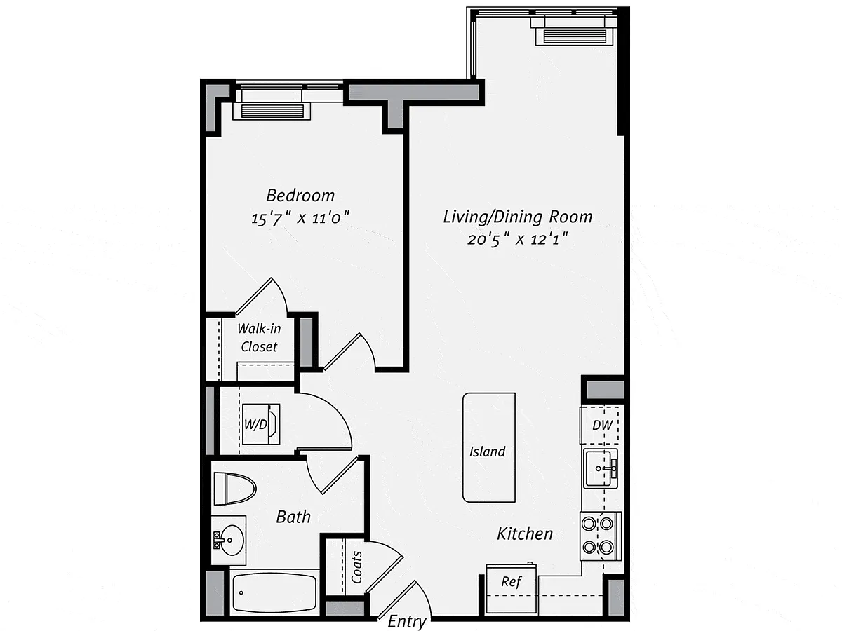 Floor plan The Alcove