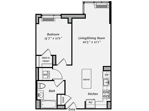 Floor plan The Alcove