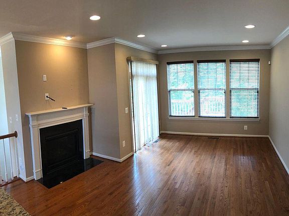 Living Room with Gas Fireplace to Deck