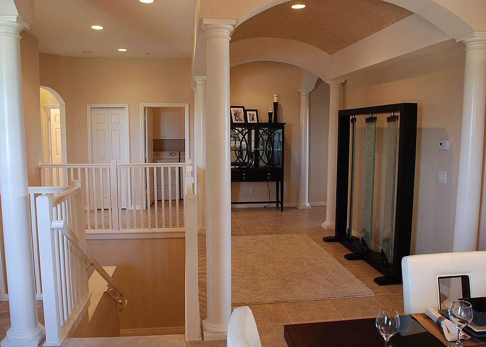 Hallway barrel vaulted ceiling 