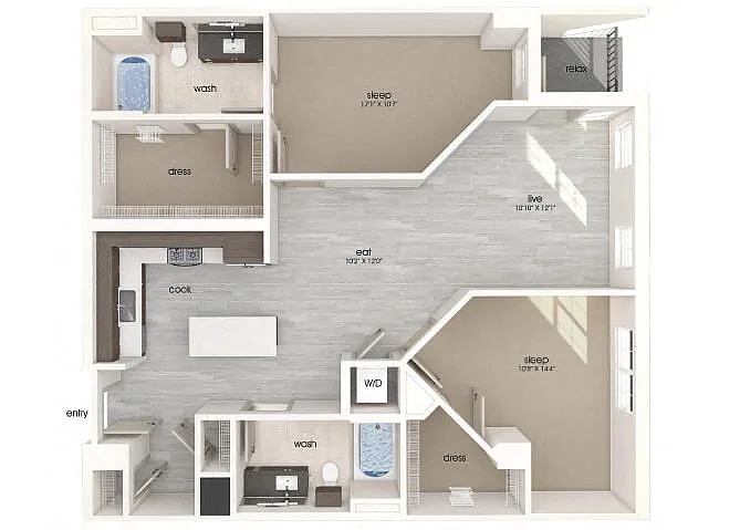 Floor plan B13