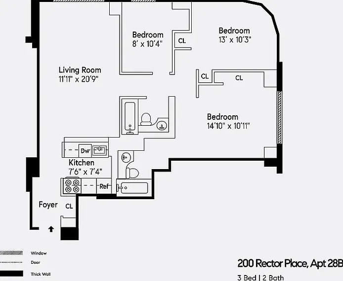 200 Rector Pl #28B — Photo 18