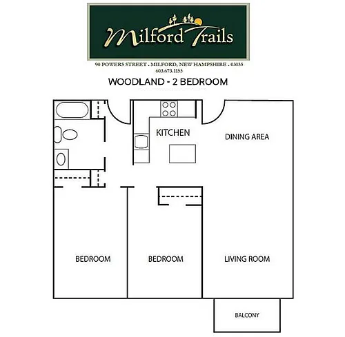 Floor plan Woodland