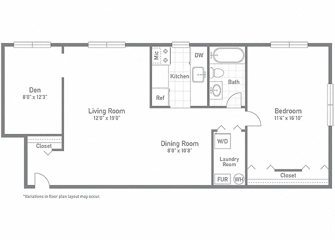 Floor plan The Mt. Vernon