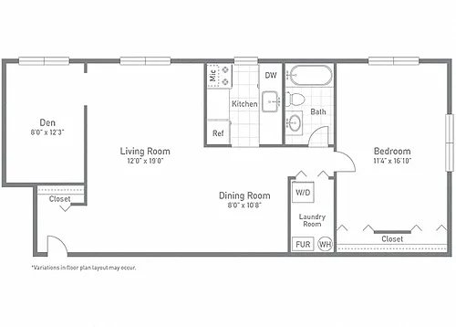 Floor plan The Mt. Vernon