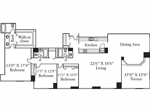 Floor plan Penthouse