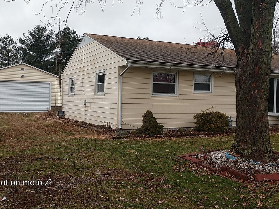 Garage in backyard