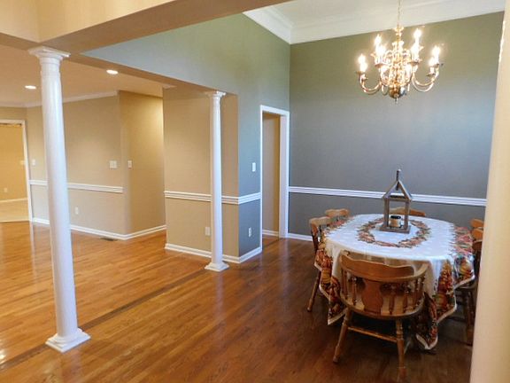 Dining room open to Living 