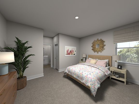 Secondary bedroom in the Watson floorplan at Meritage Homes.