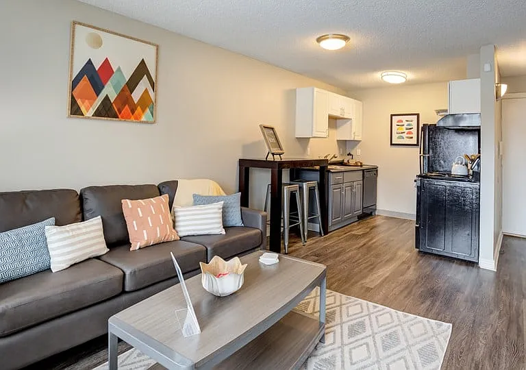 Vinyl plank is available on first floor renovated units.*
