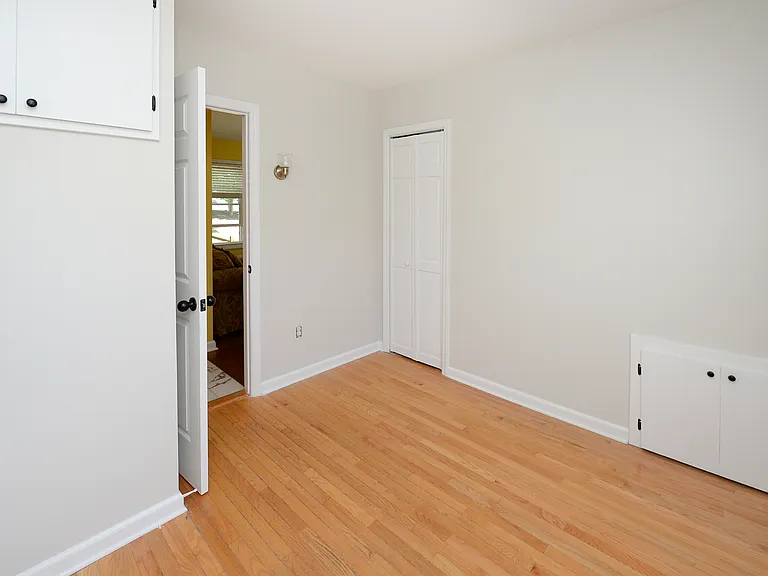 Bedroom freshly painted